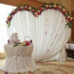 wedding arch heart