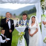 wedding ceremony in the Carpathians