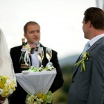 wedding ceremony in the Carpathians