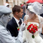 living statues for wedding