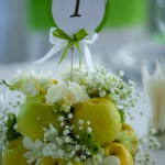 decor of checks on the tables
