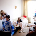 hairdresser and makeup artist for wedding