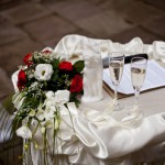 table on wedding ceremony