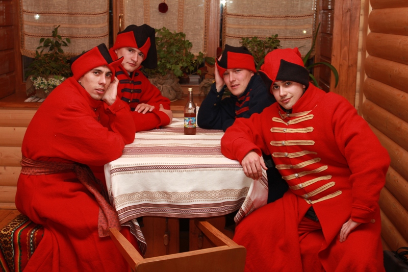 Organization of corporate entertainment for company Optima Leasing Козаки в очікуванні загону